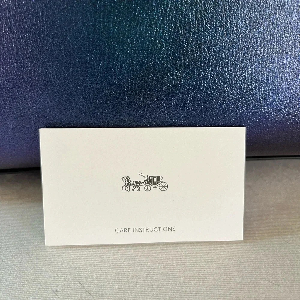 Coach Metallic Hologram Avenue Tote F37871 | Iridescent Leather Bag Large - Picture 13 of 16